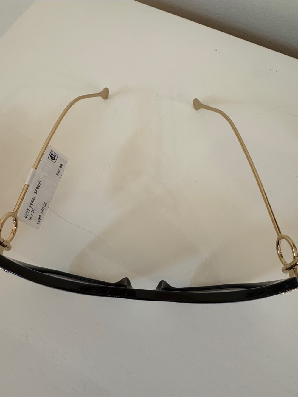 1 Salvatore Ferragamo Cat-Eye Sunglasses in Brown with Gold Hardware NWT - Picture 9 of 10